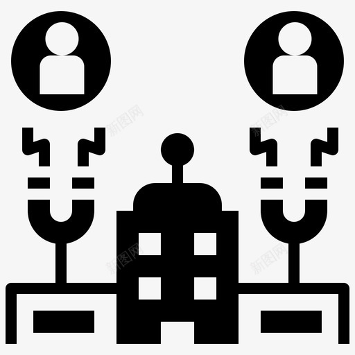 用户参与业务磁铁图标svg_新图网 https://ixintu.com 业务 参与 字形 游戏 用户 磁铁 营销