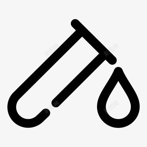 试管医用用户面板间隙粗体图标svg_新图网 https://ixintu.com 医用 用户 粗体 试管 间隙 面板