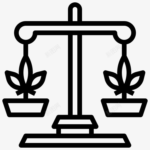 合法大麻6直系图标svg_新图网 https://ixintu.com 合法 大麻 直系