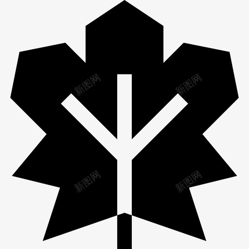 叶秋天自然19填充图标svg_新图网 https://ixintu.com 填充 秋天 自然