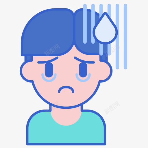 焦虑cbd油2线性颜色图标svg_新图网 https://ixintu.com cbd 焦虑 线性 颜色