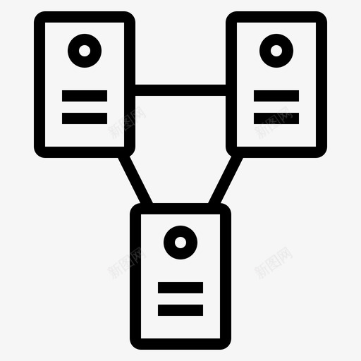 数据库大数据62线性图标svg_新图网 https://ixintu.com 大数 数据 数据库 线性