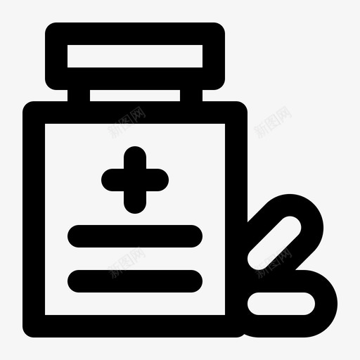 药丸医疗保健医药图标svg_新图网 https://ixintu.com 医疗保健 医药 概述 治疗 药丸 药房