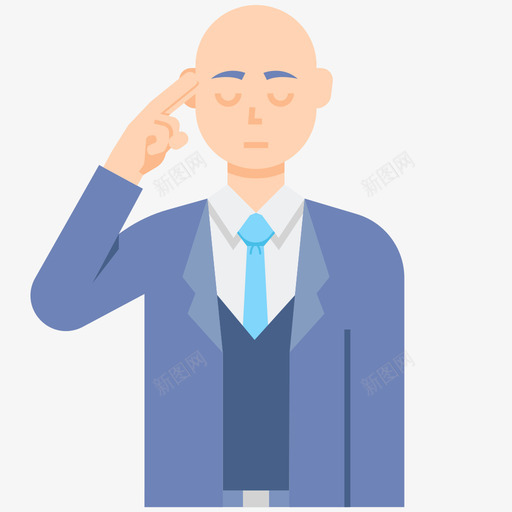 商人人物偶像扁平图标svg_新图网 https://ixintu.com 人物 偶像 商人 扁平