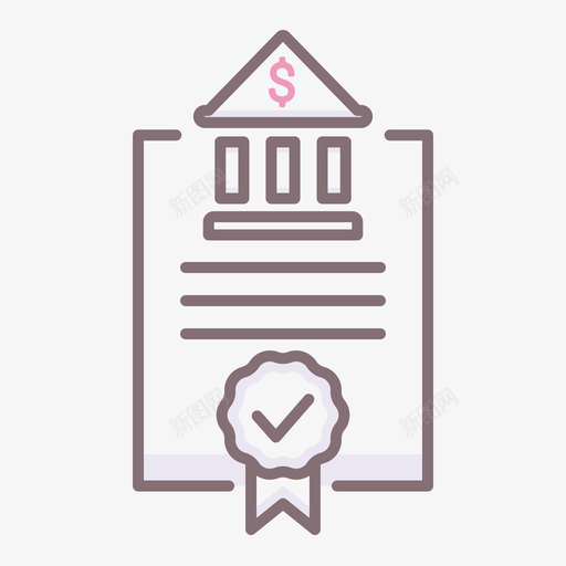 监管银行业93线性颜色图标svg_新图网 https://ixintu.com 监管 线性 银行业 颜色