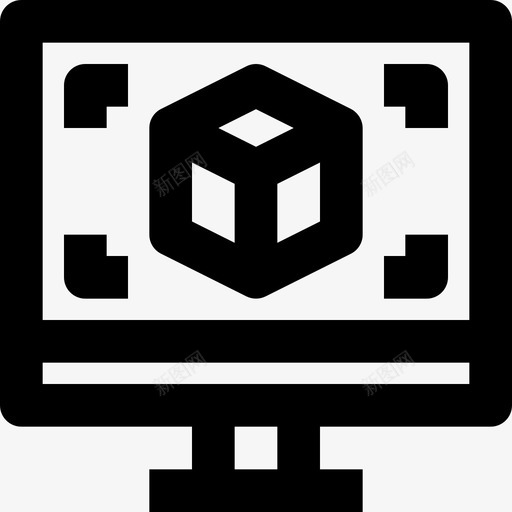 三维显示虚拟现实103线性图标svg_新图网 https://ixintu.com 三维 显示 线性 虚拟现实