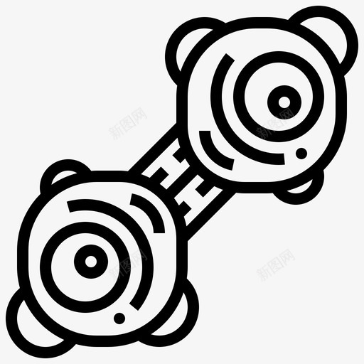 细胞生物化学20线性图标svg_新图网 https://ixintu.com 生物化学 线性 细胞