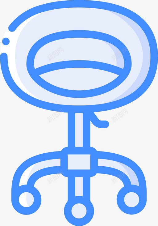 办公椅办公家具1件蓝色图标svg_新图网 https://ixintu.com 1件 办公 办公椅 家具 蓝色