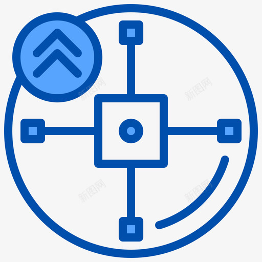 加密货币区块链53蓝色图标svg_新图网 https://ixintu.com 加密 区块 蓝色 货币
