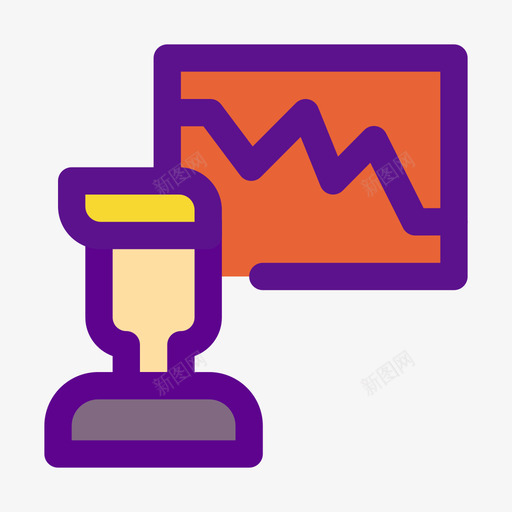 亏损商业和金融97线性颜色图标svg_新图网 https://ixintu.com 亏损 商业 线性 金融 颜色