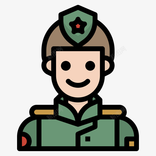 直系士兵俄罗斯22图标svg_新图网 https://ixintu.com 俄罗斯 士兵 直系