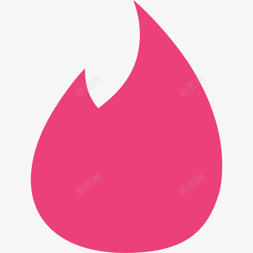 Tinder社会标识3扁平图标svg_新图网 https://ixintu.com Tinder 扁平 标识 社会