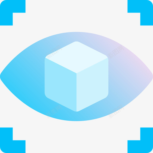 3ds虚拟现实104蓝色图标svg_新图网 https://ixintu.com 3ds 蓝色 虚拟现实