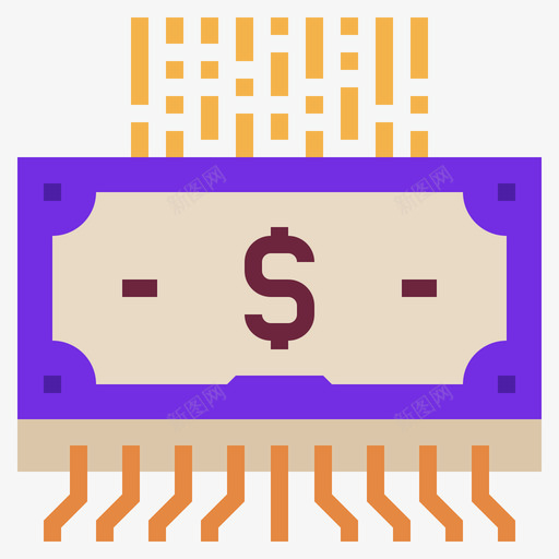 美元钞票fintech24持平图标svg_新图网 https://ixintu.com fintech 持平 美元 钞票