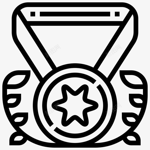 优胜者冠军徽章图标svg_新图网 https://ixintu.com 优胜者 冠军 奖章 徽章 沃德 赢家