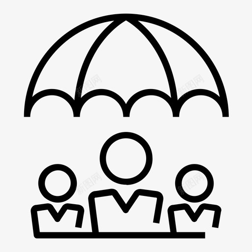 员工保险保单安全图标svg_新图网 https://ixintu.com 保单 保险 员工 图标 安全