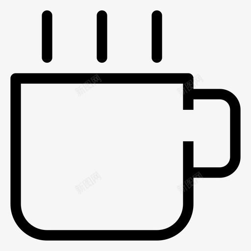 咖啡商务饮料图标svg_新图网 https://ixintu.com 咖啡 商务 饮料