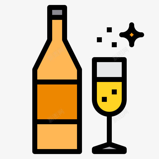 葡萄酒嗜好16线性颜色图标svg_新图网 https://ixintu.com 嗜好 线性 葡萄酒 颜色