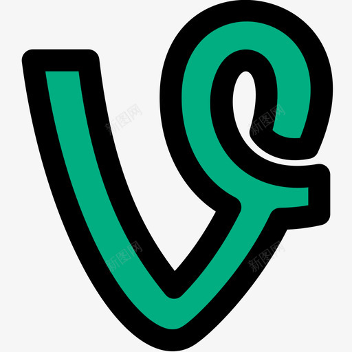 藤蔓社会标识1线颜色图标svg_新图网 https://ixintu.com 标识 社会 藤蔓 颜色