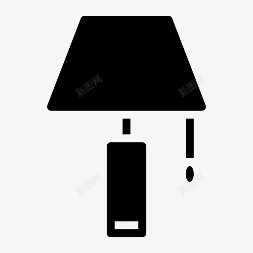 灯床卧室图标svg_新图网 https://ixintu.com 卧室 建筑 枕头 睡眠 轮廓