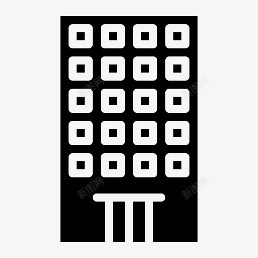 公寓镇上的地方2雕文图标svg_新图网 https://ixintu.com 公寓 地方 镇上 雕文