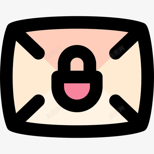 电子邮件通讯180线颜色图标svg_新图网 https://ixintu.com 电子邮件 通讯 颜色