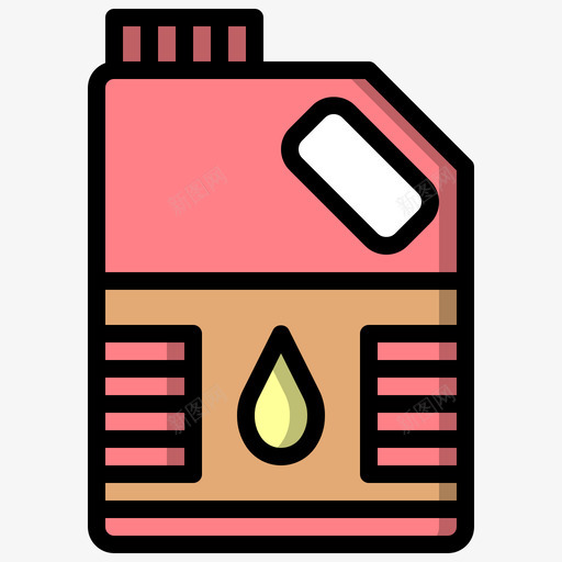 Jerrycan汽车服务50线性颜色图标svg_新图网 https://ixintu.com Jerrycan 汽车服务 线性 颜色