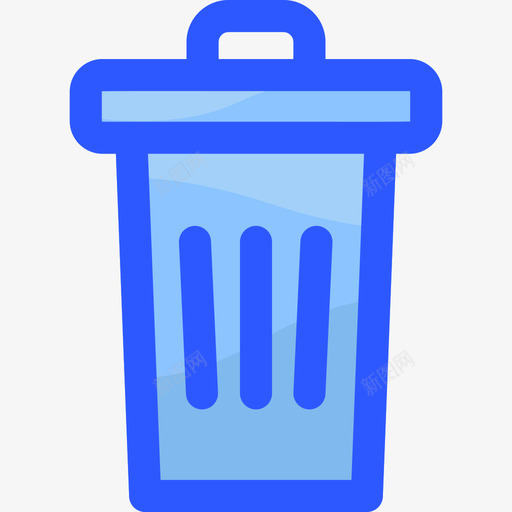 Bucket商务478蓝色图标svg_新图网 https://ixintu.com Bucket 商务 蓝色