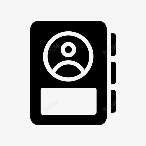 联系人簿目录库图标svg_新图网 https://ixintu.com glyps48px 目录 笔记本 网页设计 联系人 记录
