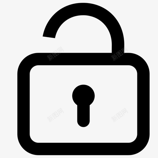 锁-开svg_新图网 https://ixintu.com 锁-开 锁-02