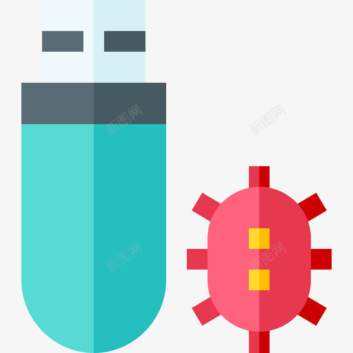 闪存驱动器互联网安全54扁平图标svg_新图网 https://ixintu.com 互联网 安全 扁平 闪存 驱动器