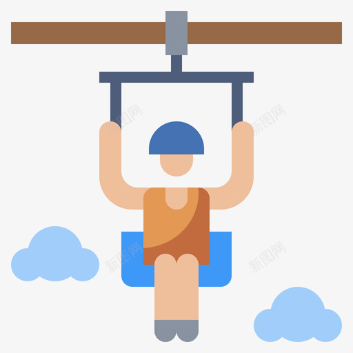 升降椅运输172扁平图标svg_新图网 https://ixintu.com 升降 扁平 运输