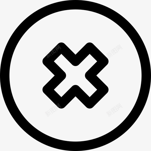 取消按钮圆圈交叉图标svg_新图网 https://ixintu.com 下载 互联网 交叉 删除 取消 圆圈 按钮 管理器 错误