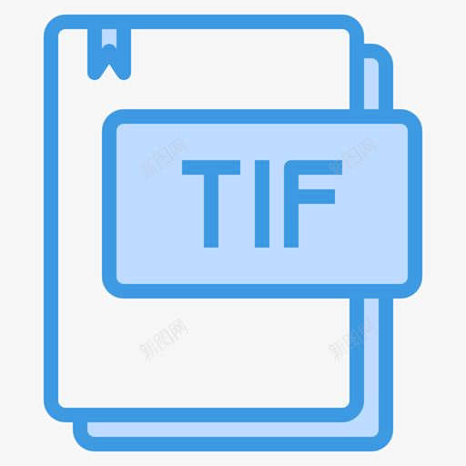 Tif文件类型18蓝色图标svg_新图网 https://ixintu.com Tif 文件 类型 蓝色