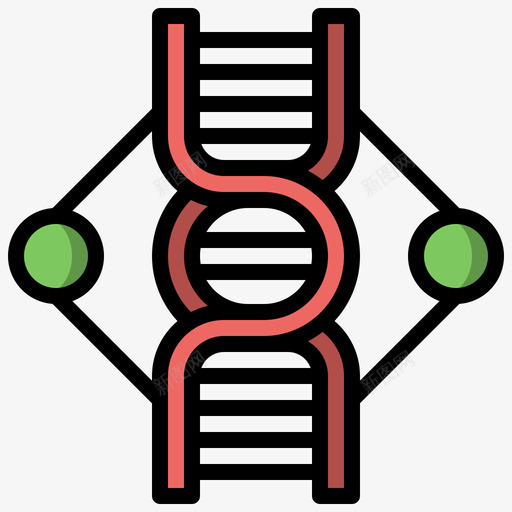 Dna结构献血52线性颜色图标svg_新图网 https://ixintu.com Dna 献血 线性 结构 颜色