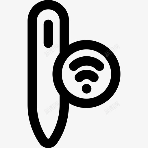 智能笔物联网114线性图标svg_新图网 https://ixintu.com 智能 线性 联网