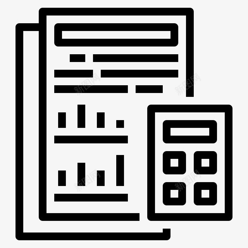 分析财务23概要图标svg_新图网 https://ixintu.com 分析 概要 财务