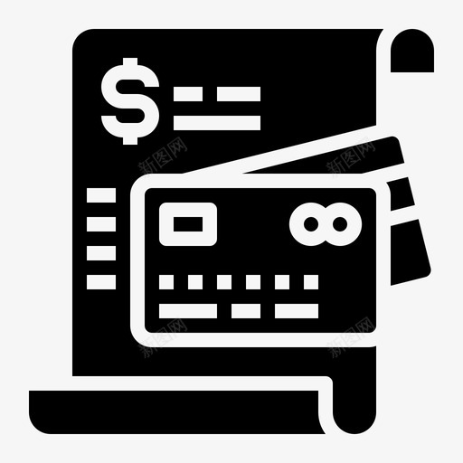 信用卡fintech26填充图标svg_新图网 https://ixintu.com fintech 信用卡 填充