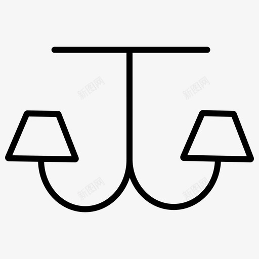 吸顶灯家具装饰1外形图图标svg_新图网 https://ixintu.com 吸顶灯 外形 家具 形图 装饰