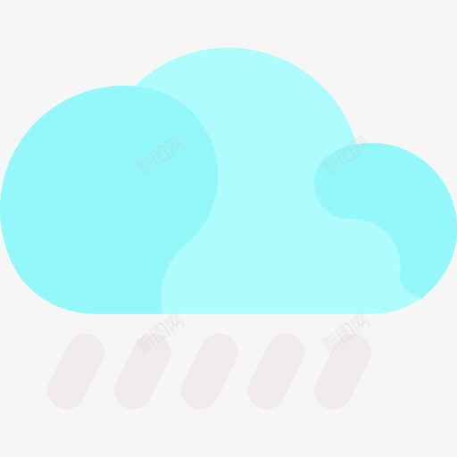下雨天气251平坦图标svg_新图网 https://ixintu.com 下雨 天气 平坦