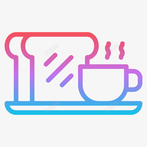 早餐207酒店gradient图标svg_新图网 https://ixintu.com gradient 早餐 酒店