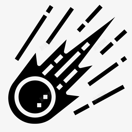流星占星术12填充图标svg_新图网 https://ixintu.com 占星术 填充 流星