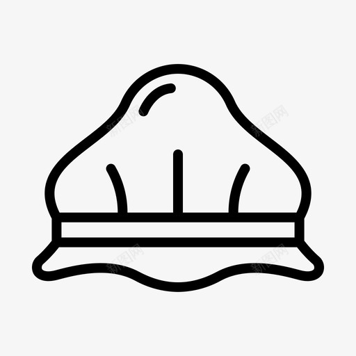 淋浴帽浴室53线性图标svg_新图网 https://ixintu.com 浴室 浴帽 淋浴 线性