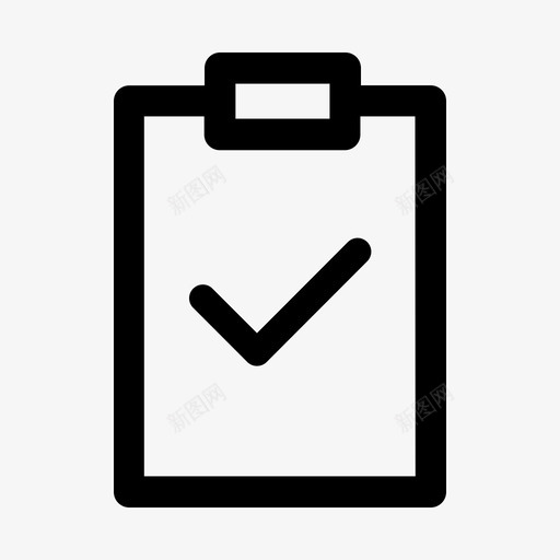 清单剪贴板完成图标svg_新图网 https://ixintu.com 剪贴板 加到 图标 基本 完成 添加 清单 要素