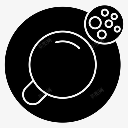 早餐饼干咖啡图标svg_新图网 https://ixintu.com 咖啡 咖啡店 图标 字形 早餐 饼干 马克