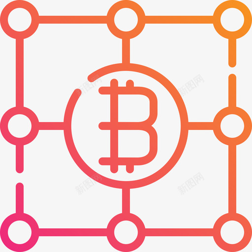 比特币比特币4线性梯度图标svg_新图网 https://ixintu.com 梯度 比特 线性