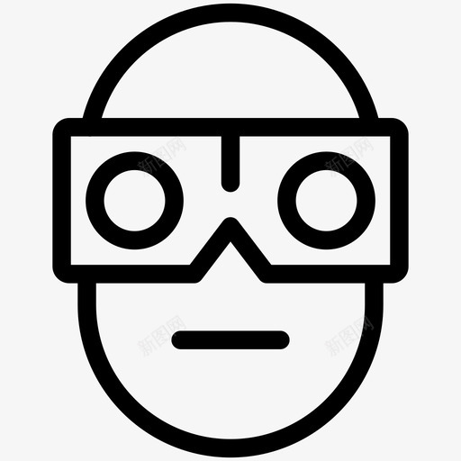 vr耳机纸板护目镜图标svg_新图网 https://ixintu.com oculus vr 护目镜 纸板 耳机 虚拟现实