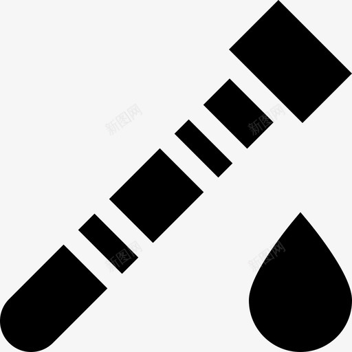 血液检测医疗服务7已填充图标svg_新图网 https://ixintu.com 医疗服务 填充 检测 血液