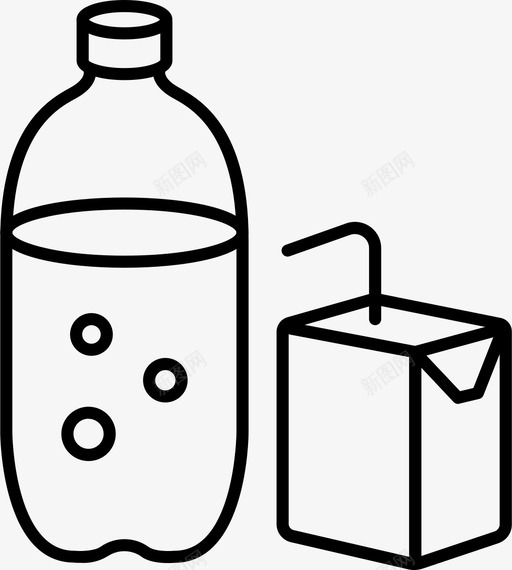 橙汁饮料利乐包装图标svg_新图网 https://ixintu.com 利乐 包装 橙汁 食品 饮料
