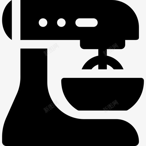电动搅拌机面包房127填充图标svg_新图网 https://ixintu.com 填充 搅拌机 电动 面包房